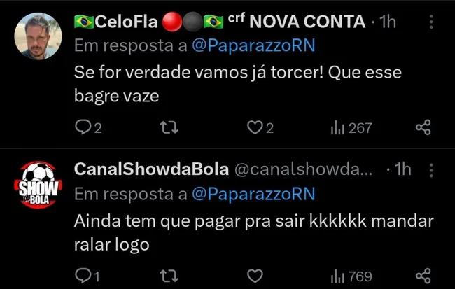 Repercussão via Twitter