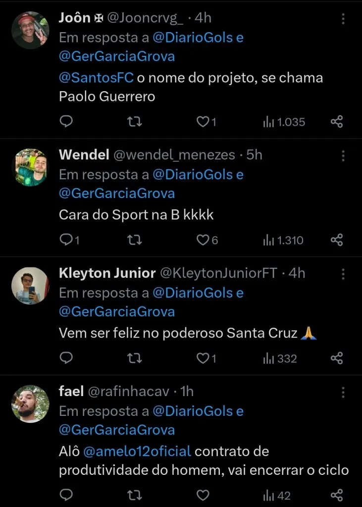 Repercussão via Twitter