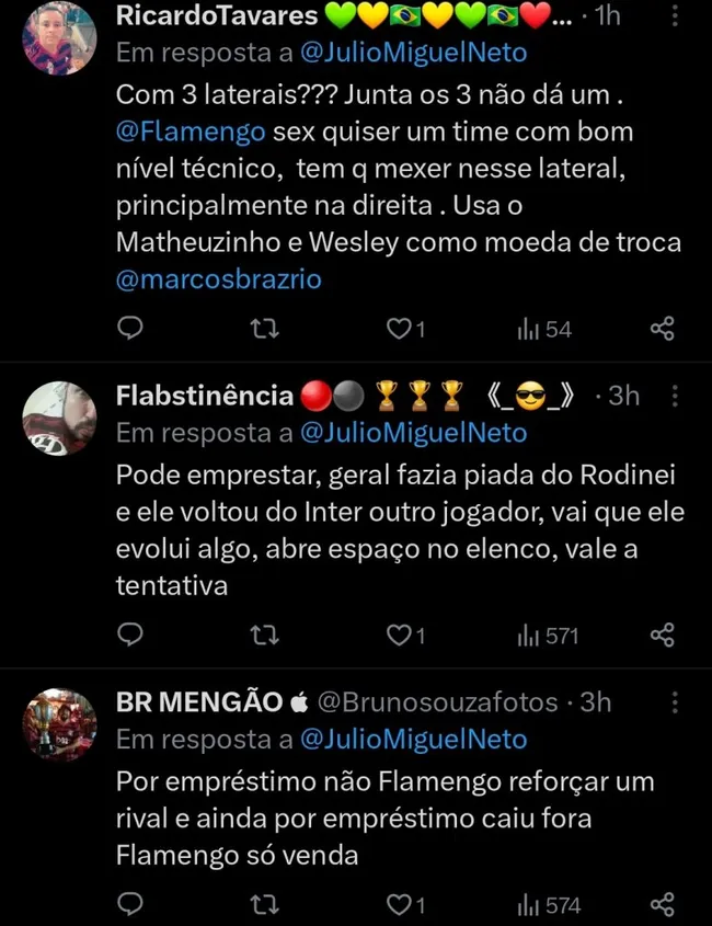 Repercussão via Twitter