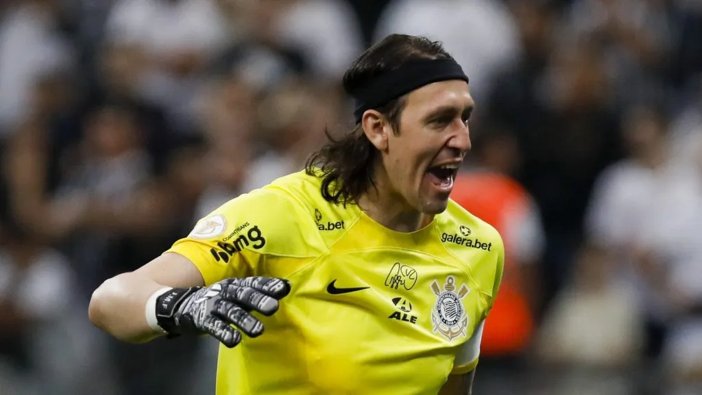 Cássio pelo Corinthians. (Photo by Ricardo Moreira/Getty Images)