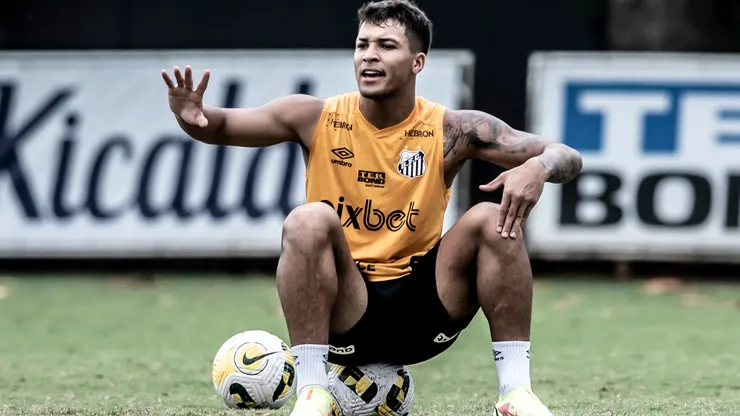 Marcos Leonardo é alvo de equipes do exterior (Foto: Ivan Storti/Santos FC/Divulgação)