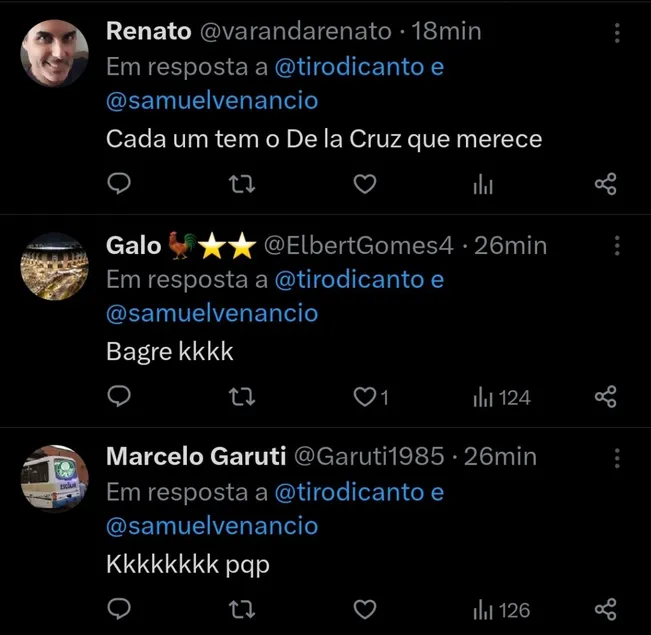 Repercussão via Twitter