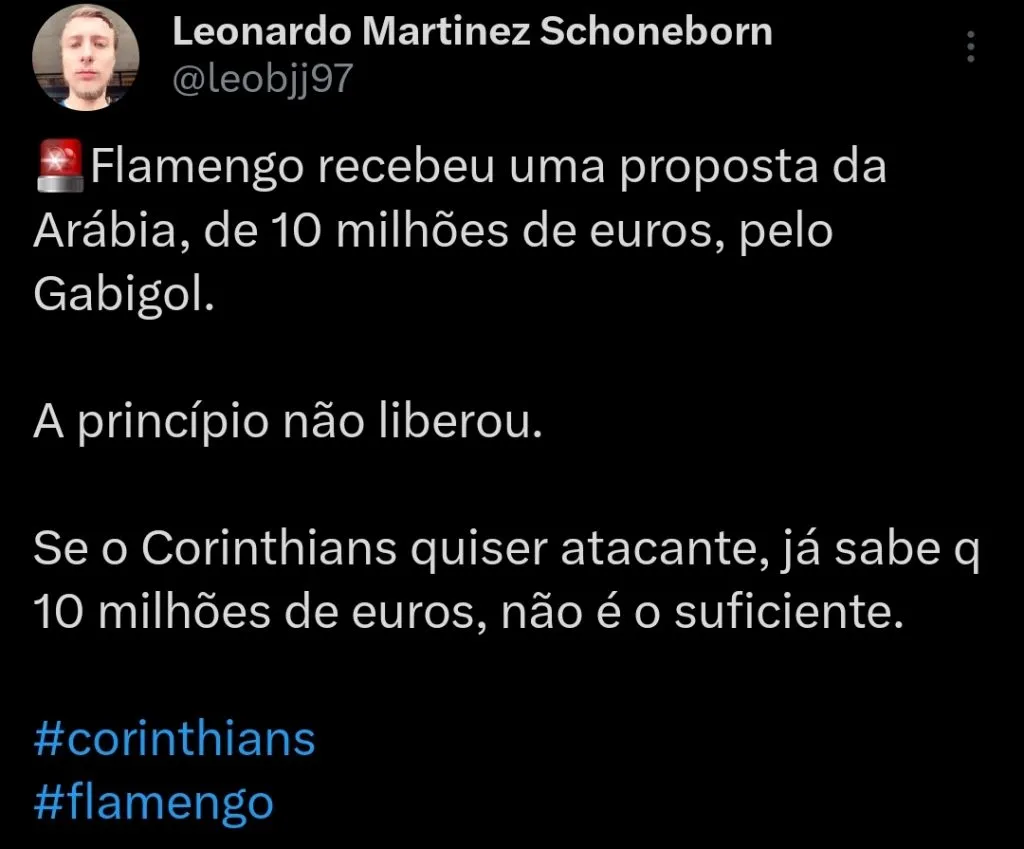 Repercussão via Twitter
