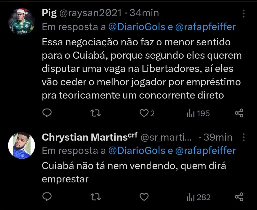 Repercussão via Twitter