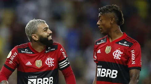 Gabigol faz Flamengo pular de alegria. Foto: Wagner Meier/Getty Images