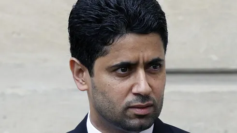 Nasser bin Ghanim Al-Khelaifi, presidente do Paris Saint-Germain, (Photo by Thierry Chesnot/Getty Images)