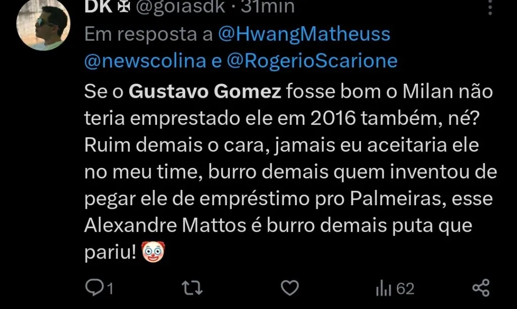 Repercussão via Twitter