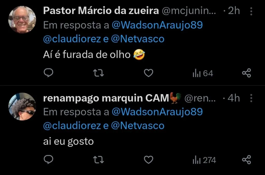 Repercussão via Twitter