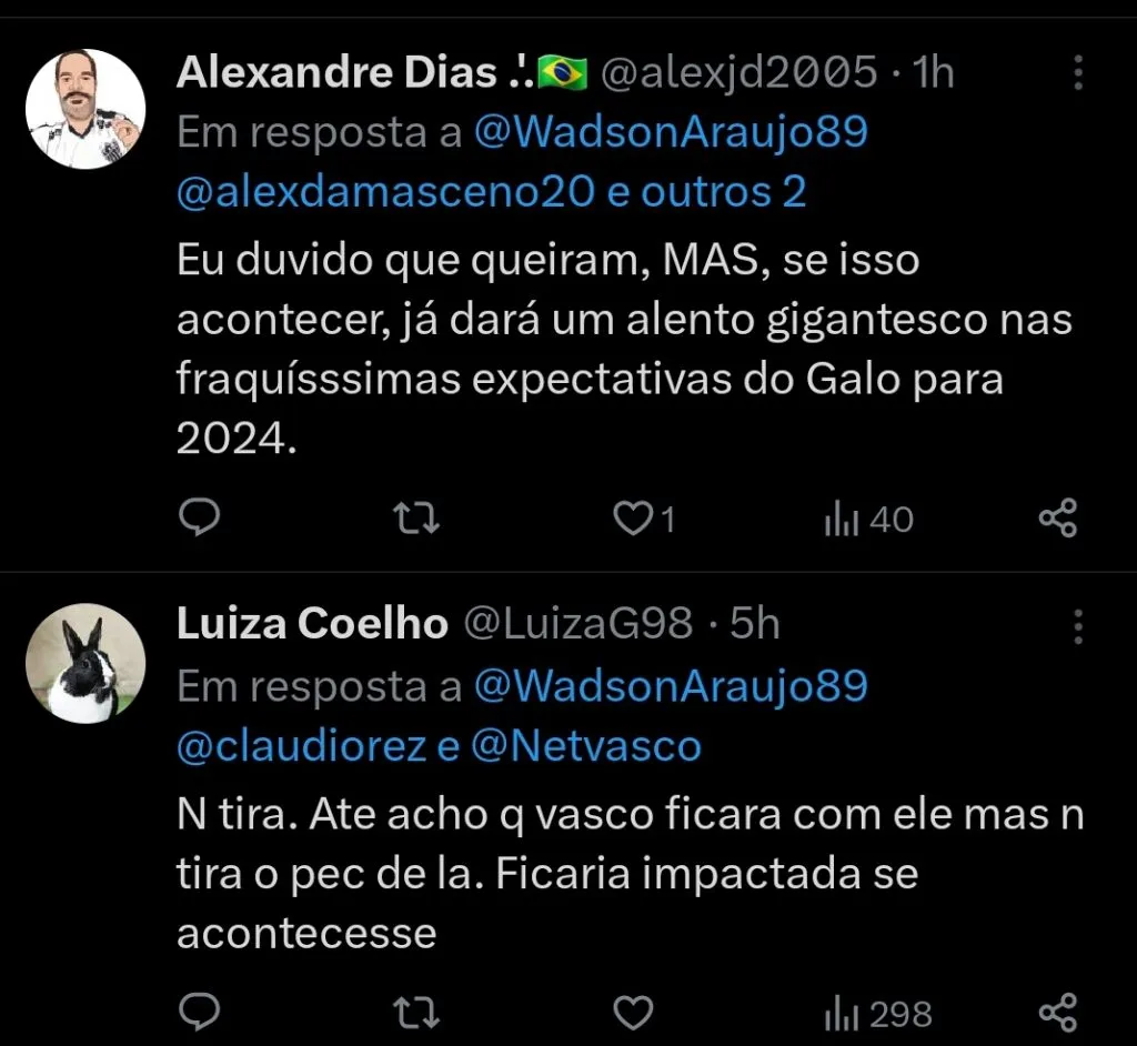 Repercussão via Twitter