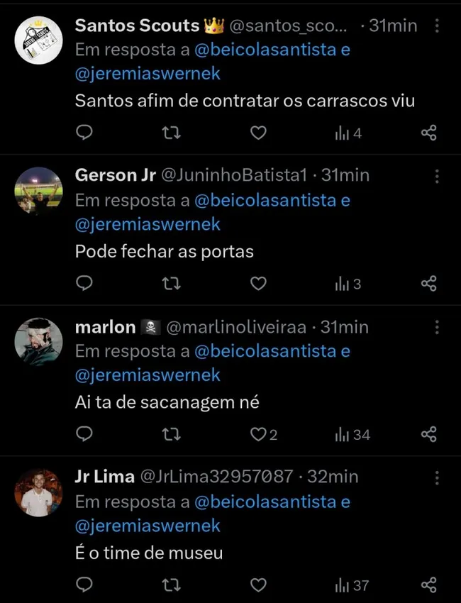 Repercussão via Twitter