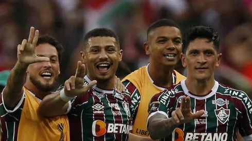 André, Germán Cano e cia pelo Fluminense. Foto: Ricardo Moreira/Getty Images