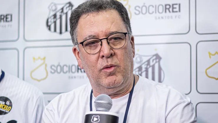 Presidente Marcelo Teixeira: Santos (Foto: Raul Baretta/ Santos FC/ Divulgação)