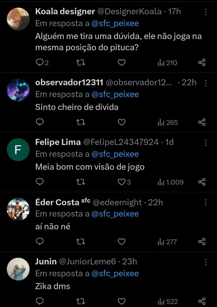Repercussão via Twitter
