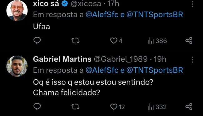 Repercussão via Twitter