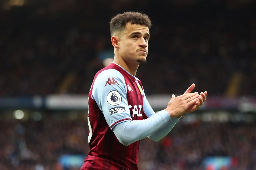 Philippe Coutinho em ação pelo Villa (Photo by Marc Atkins/Getty Images)