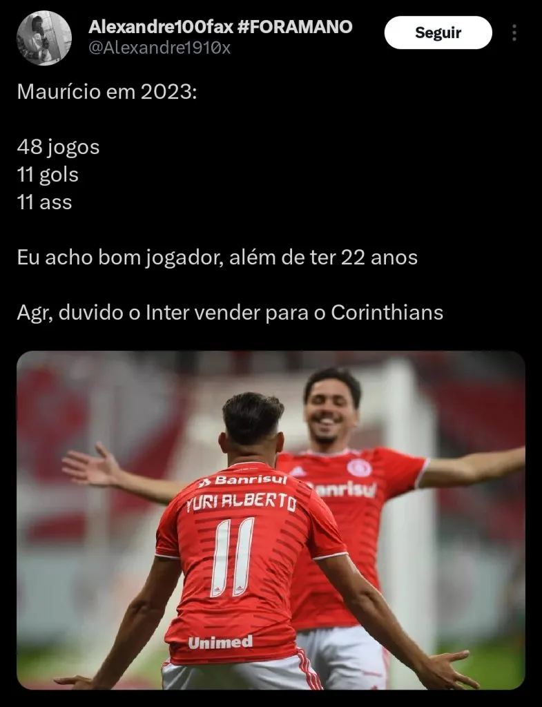 Torcedores aprovam chegada do meio campista.