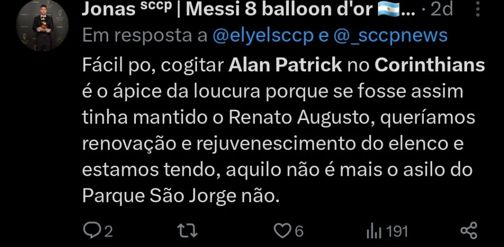 Repercussão via Twitter