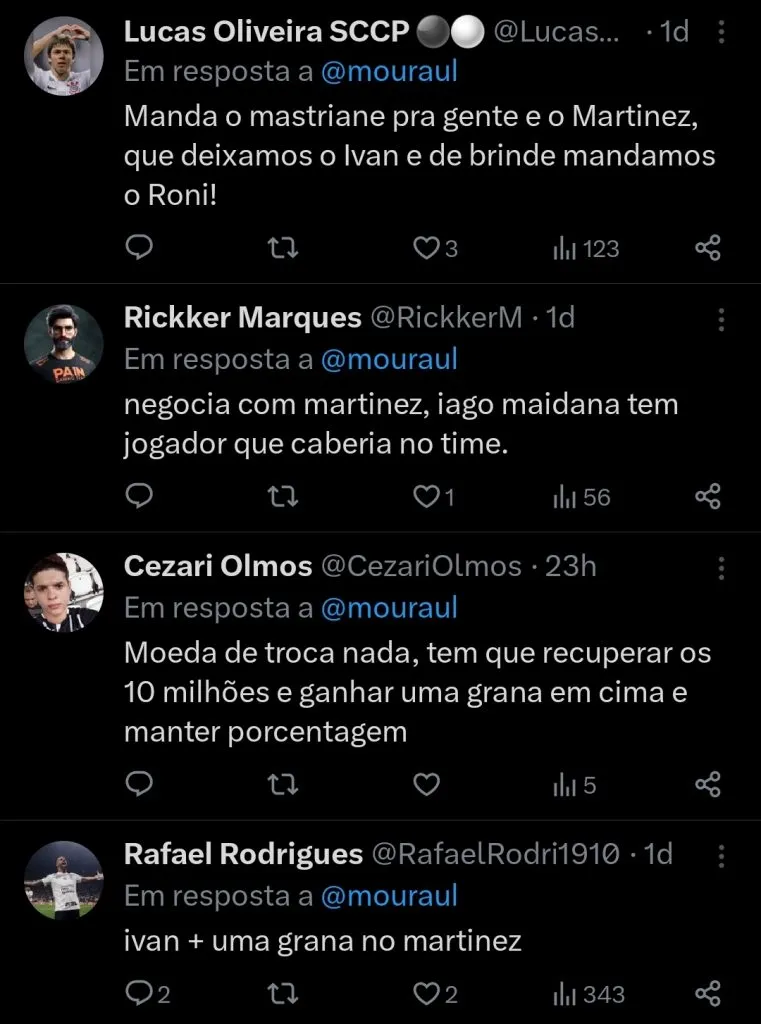 Repercussão via Twitter