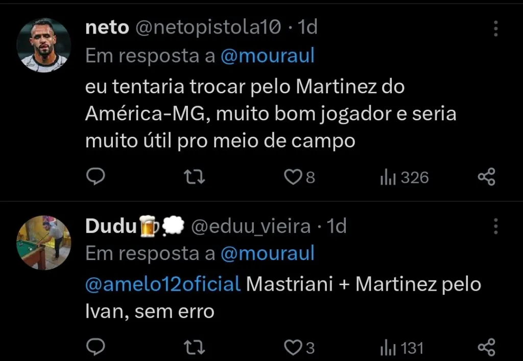 Repercussão via Twitter