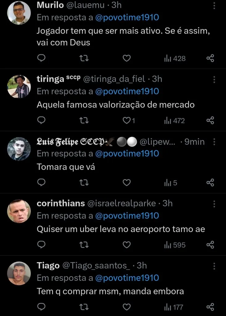 Repercussão via Twitter