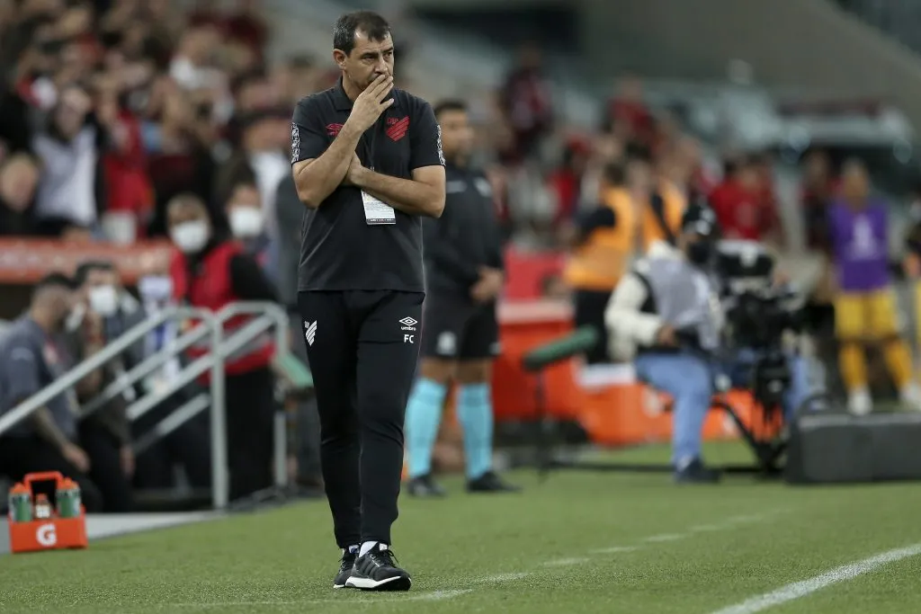 Fábio Carille pelo Athletico Paranaense. (Photo by Heuler Andrey/Getty Images)