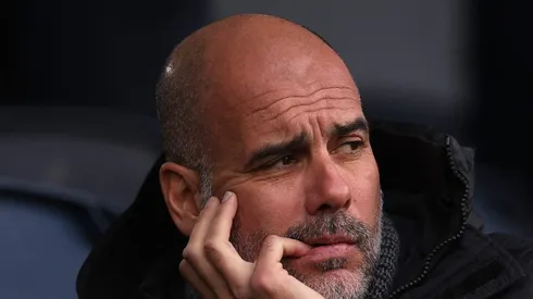 Pep Guardiola conhece adversário do City. Foto: Richard Heathcote/Getty Images