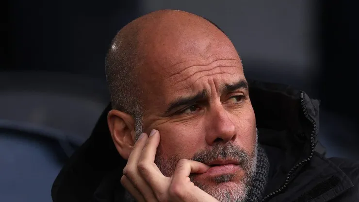 Pep Guardiola conhece adversário do City. Foto: Richard Heathcote/Getty Images