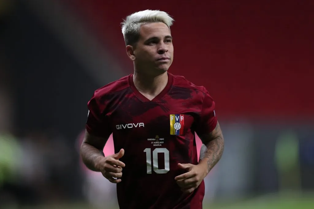 Yeferson Soteldo pela Seleção Venezuelana. (Photo by Buda Mendes/Getty Images)