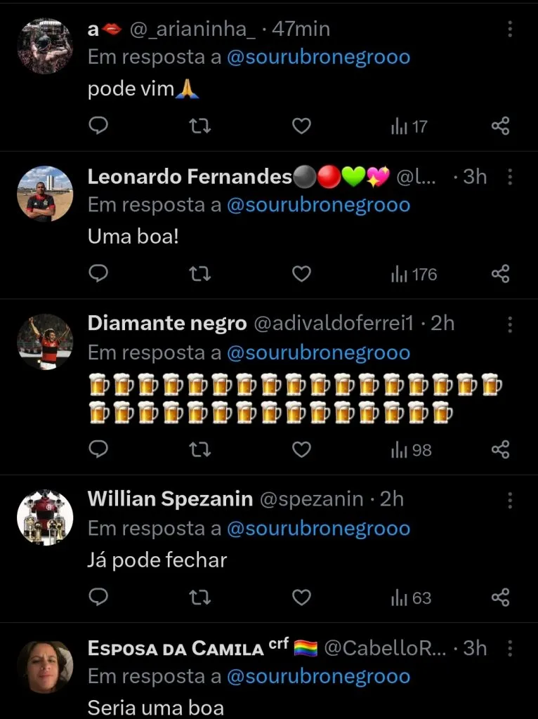 Repercussão via Twitter