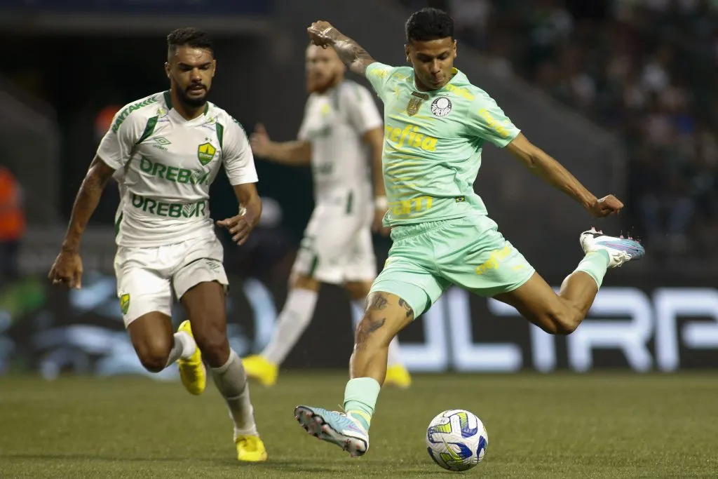 Raniele durante partida contra o Palmeiras – (Photo by Miguel Schincariol/Getty Images)
