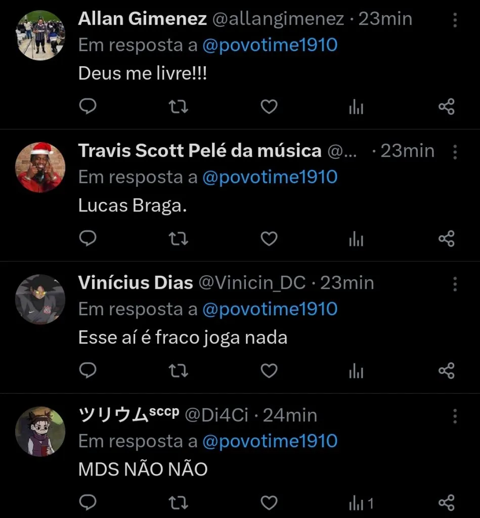 Repercussão via Twitter