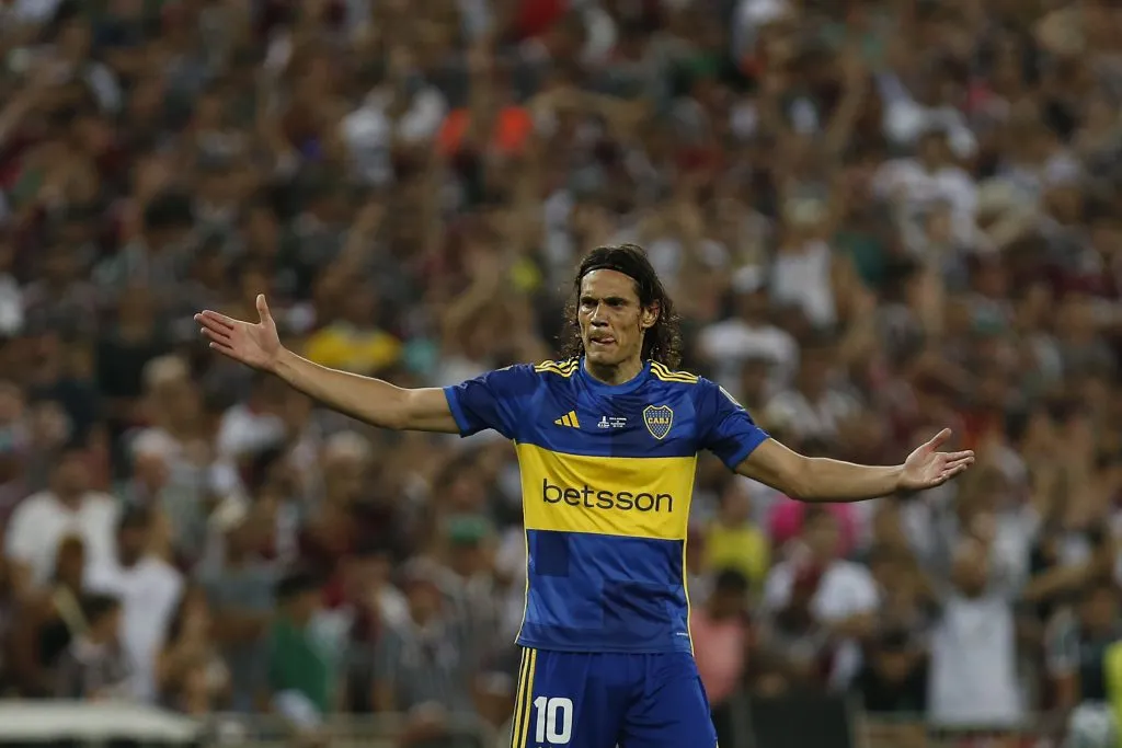Cavani pode ser o 9 do Corinthians em 2024. (Photo by Ricardo Moreira/Getty Images)