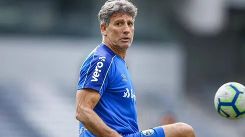 Renato: técnico quer aumento para ficar no Grêmio (Foto: Lucas Uebel/Grêmio/Divulgação)