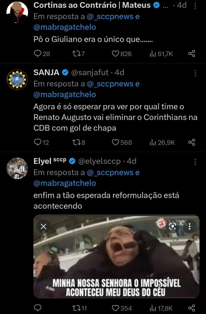Repercussão via Twitter