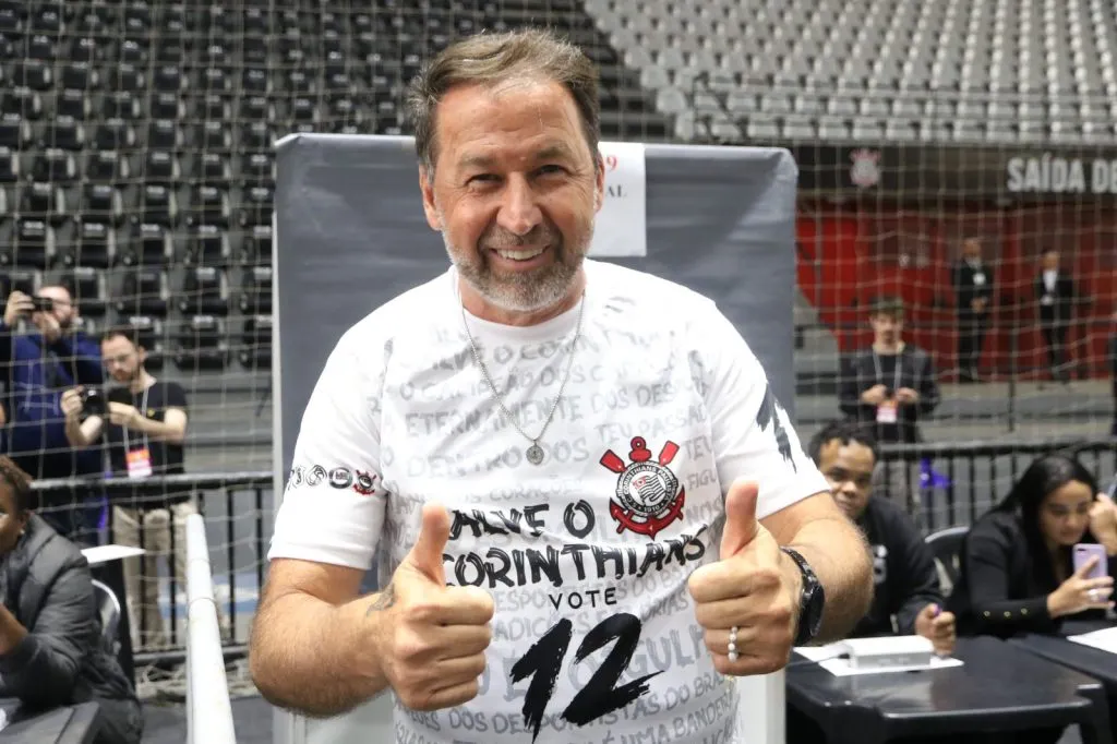 Presidente do Corinthians, Augusto Melo | Foto: José Manoel Idalgo/Ag. Corinthians