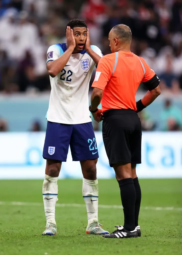 Wilton Sampaio deixou Bellingham revoltado. Foto: Julian Finney/Getty Images