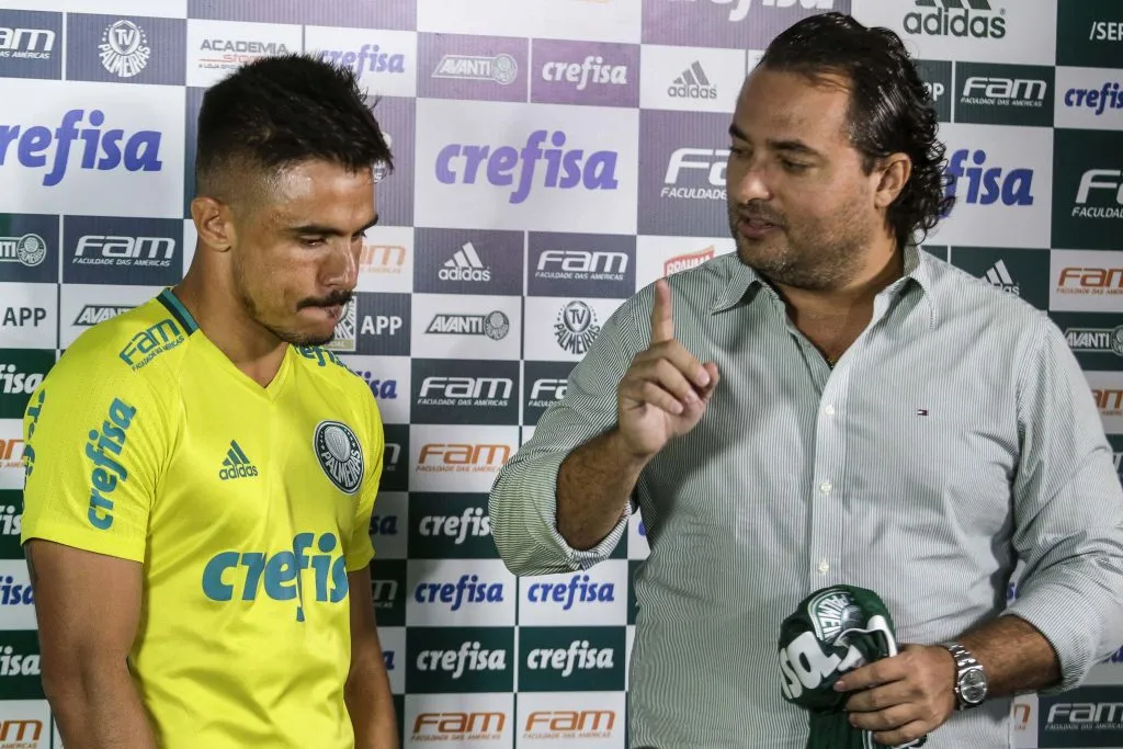 Alexandre Mattos nos tempos de Palmeiras. Foto: Ale Cabral/AGIF