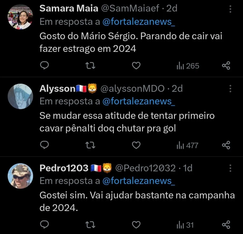 Repercussão via Twitter