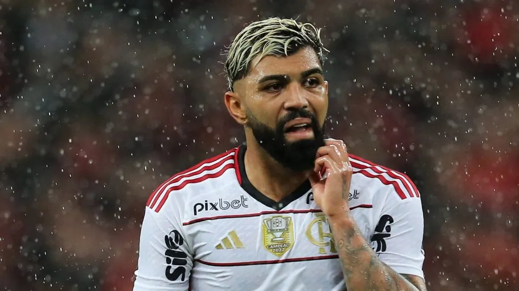 Gabigol pode ir para o Corinthians. (Photo by Heuler Andrey/Getty Images)