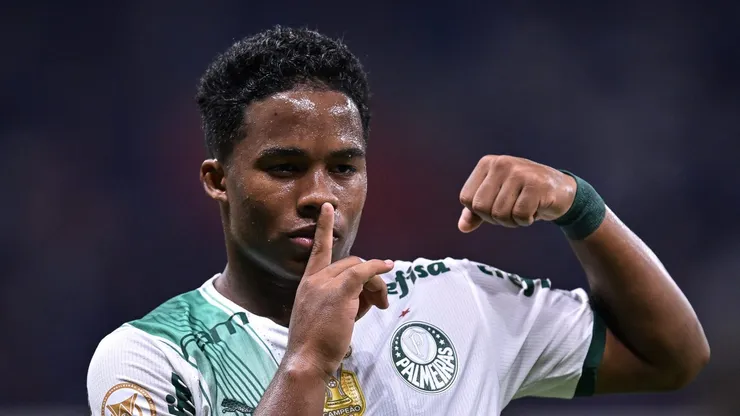 Endrick pelo Palmeiras. (Photo by Pedro Vilela/Getty Images)