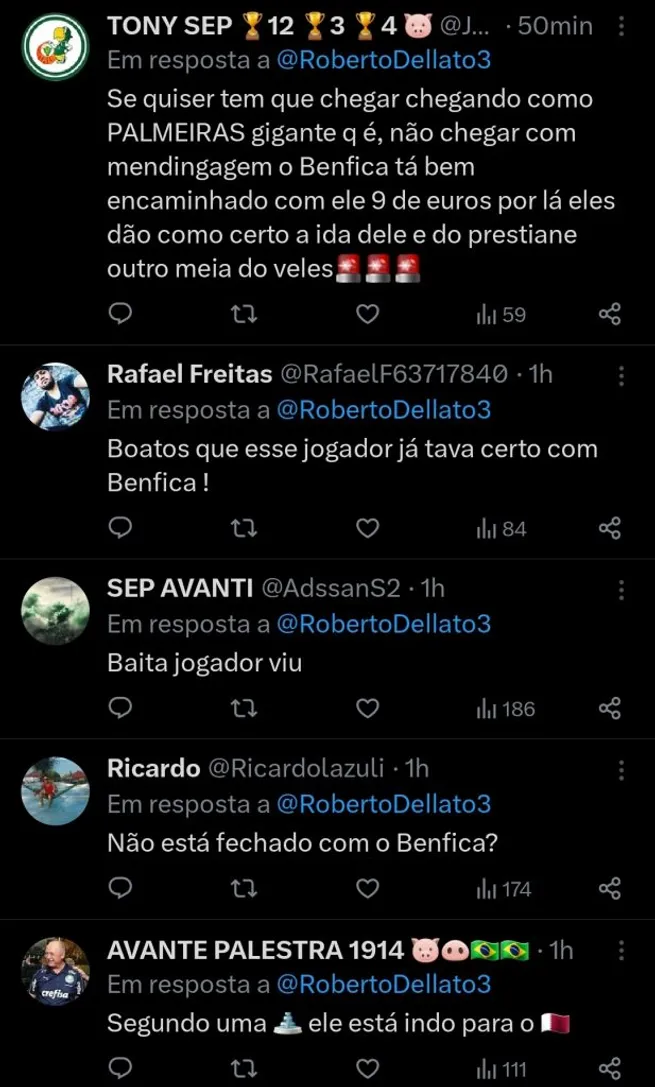 Repercussão via Twitter