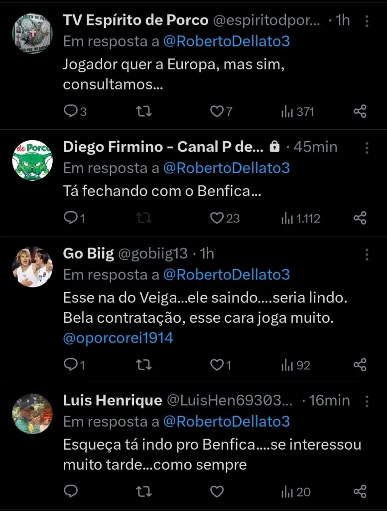 Repercussão via Twitter
