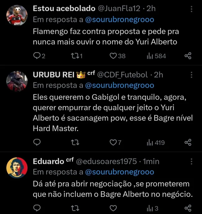 Repercussão via Twitter