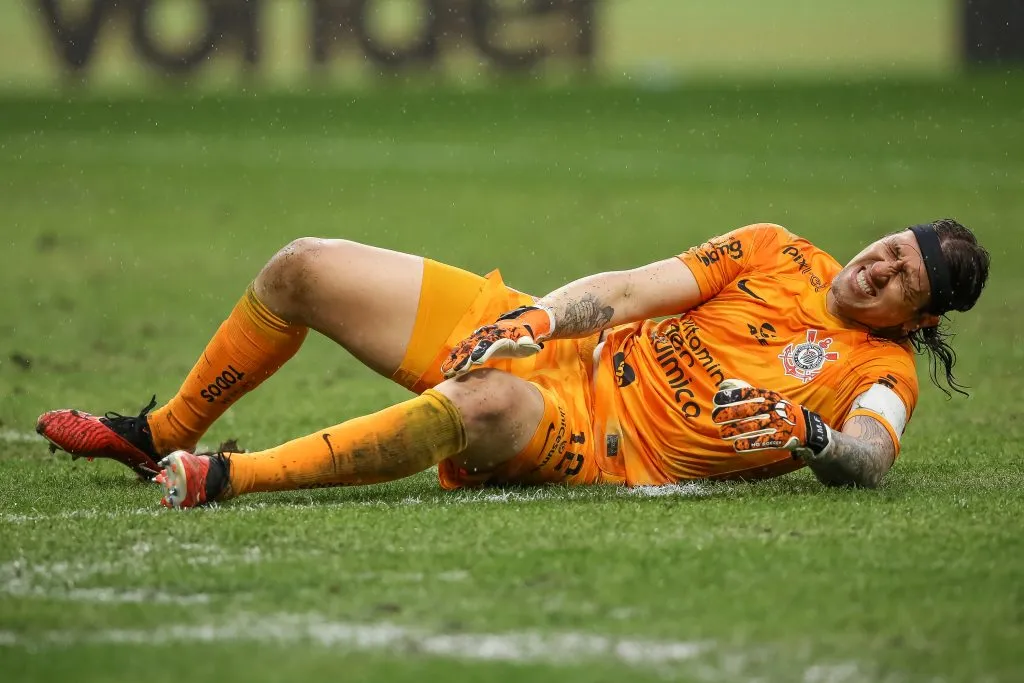 Cássio em ação pelo Corinthians. (Photo by Pedro H. Tesch/Getty Images)