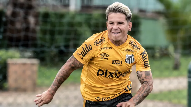 Soteldo: um dos alvos de Augusto Melo no Corinthians (Foto: Ivan Storti/Santos FC/Divulgação)