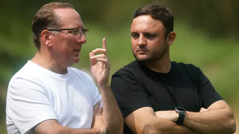 Textor e Mazzuco: Botafogo não vai comprar meio-campista (Foto: Vitor Silva/Botafogo/Divulgação)