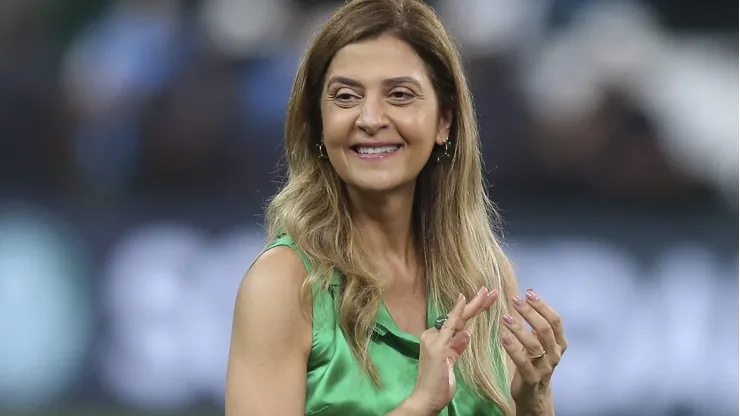 Leila, presidente do Palmeiras. (Photo by Alexandre Schneider/Getty Images)
