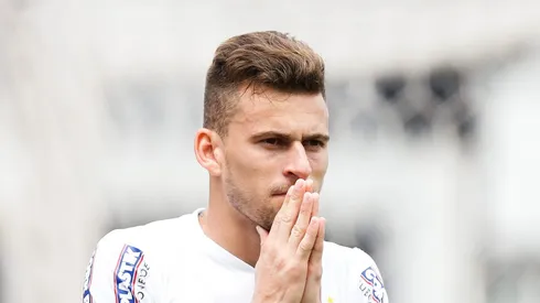 Lucas Lima em ação pelo Santos. Foto: Alexandre Schneider/Getty Images