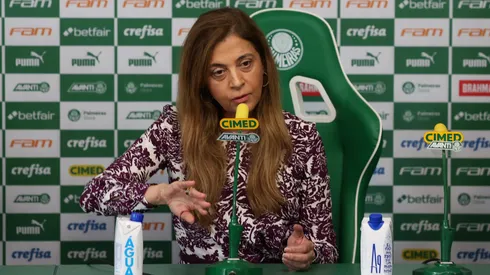 Leila Pereira: presidente do Palmeiras 'ignorou' choro de John Textor (Foto: Cesar Greco/Palmeiras/Divulgação)