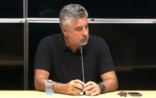 Alexandre Gallo, coordenador do Santos | Foto: Reprodução